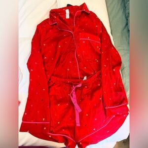 Valentines pajamas set
